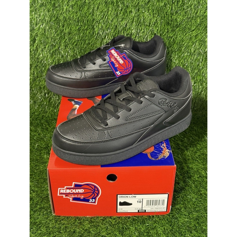 Ewing Orion Low Men's Size 10 Black Low Top Basketball Shoes New